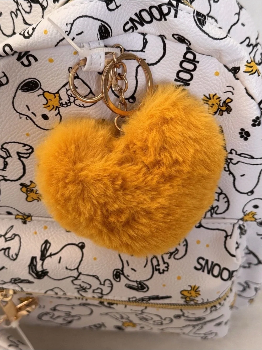 Peanuts Snoopy Faux Pebble Leather Mini Backpack